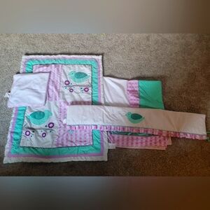 Girls nursery bedding